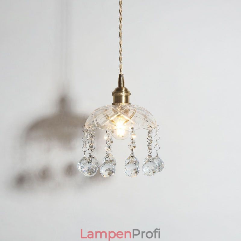 Moderne Mini-Pendelleuchte aus Glas, 1 Licht, Dekorationsleuchte