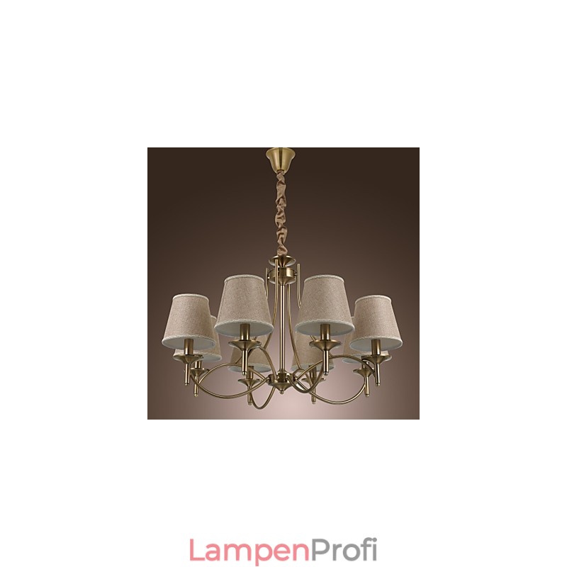 Moderner zeitgenössischer traditioneller klassischer rustikaler Lodge-Landhaus-Insel-Vintage-Kronleuchter aus Messingmetall