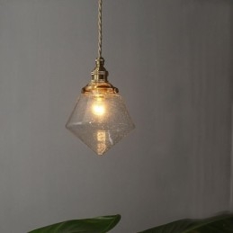 1 Licht Diamant Glas Pendelleuchte Bubble Glas Leuchte