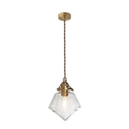 1 Licht Diamant Glas Pendelleuchte Bubble Glas Leuchte
