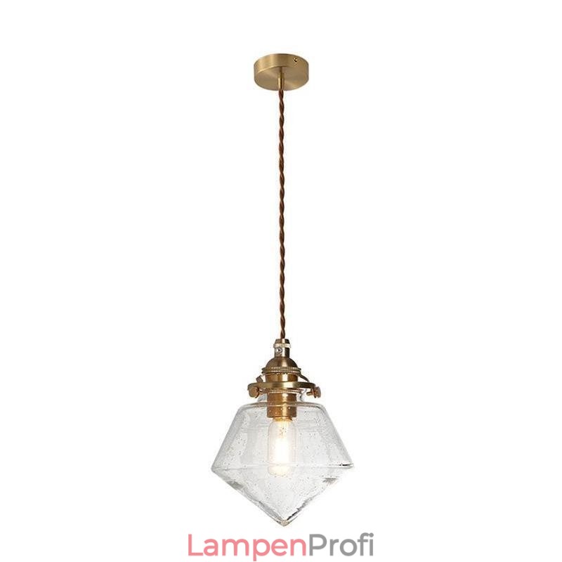 1 Licht Diamant Glas Pendelleuchte Bubble Glas Leuchte