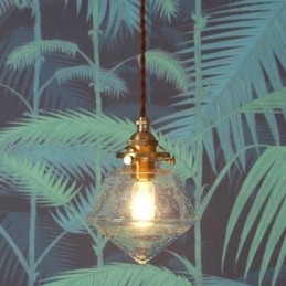 1 Licht Diamant Glas Pendelleuchte Bubble Glas Leuchte
