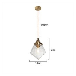 1 Licht Diamant Glas Pendelleuchte Bubble Glas Leuchte