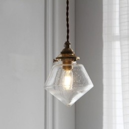 1 Licht Diamant Glas Pendelleuchte Bubble Glas Leuchte