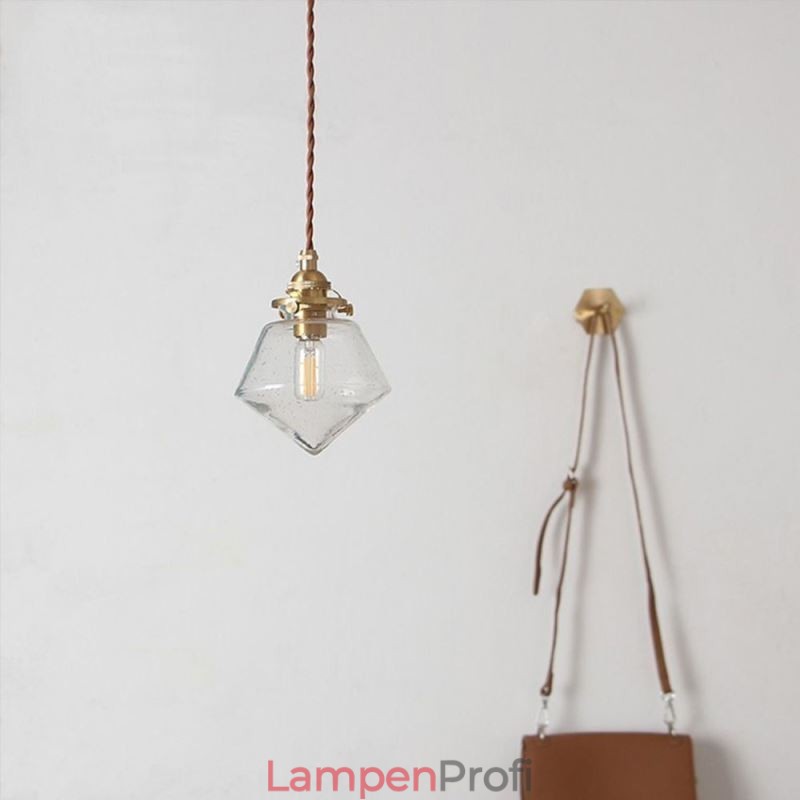 1 Licht Diamant Glas Pendelleuchte Bubble Glas Leuchte