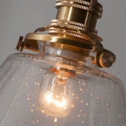 1 Licht Diamant Glas Pendelleuchte Bubble Glas Leuchte
