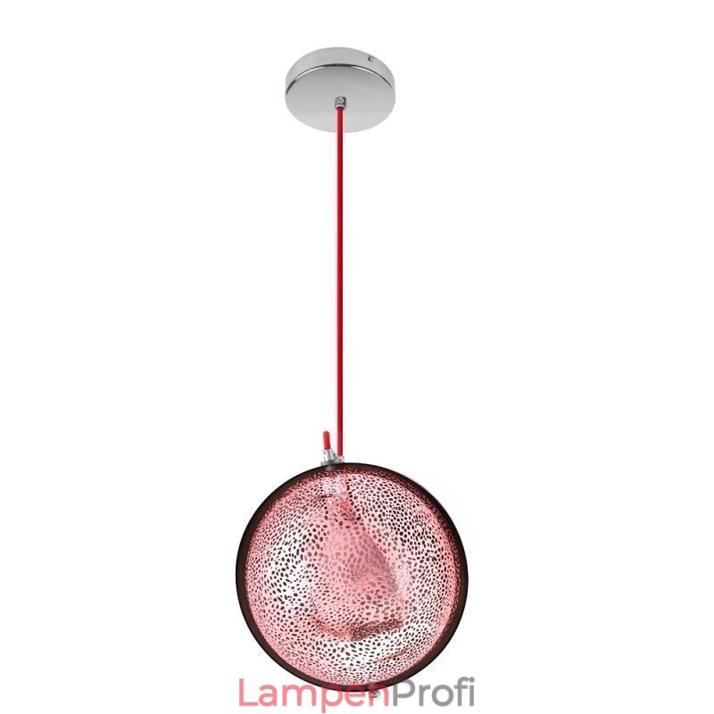 Moderne Rose Gold Pendelleuchte Halbrund Glas Lampenschirm Dekorative Leuchte Cafe