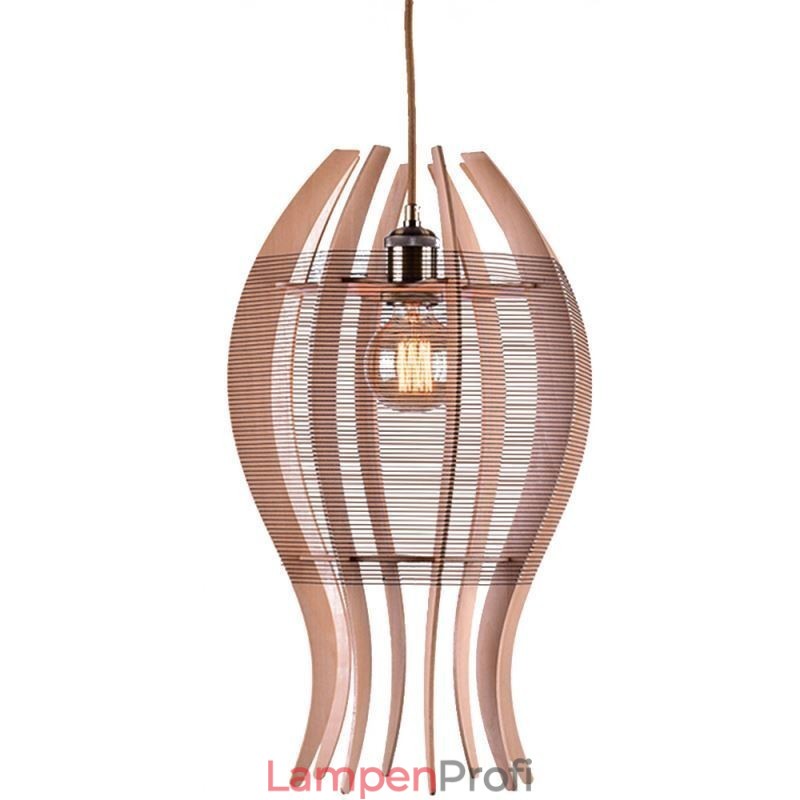 DIY nordische Holz Fisch Pendelleuchte