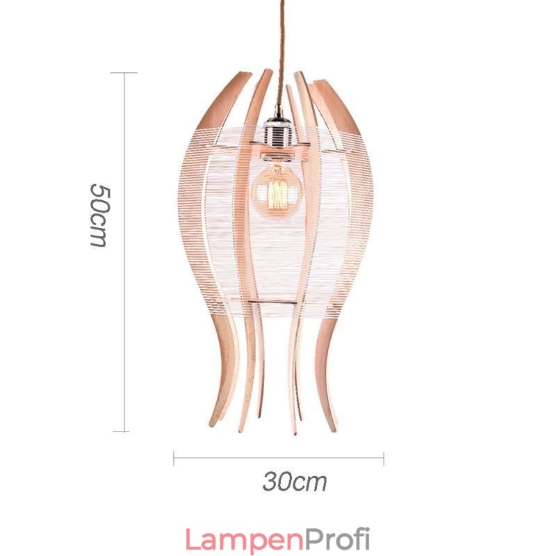 DIY nordische Holz Fisch Pendelleuchte