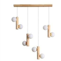Holz Pendelleuchte Magic Bean Cluster Deckenleuchte Island