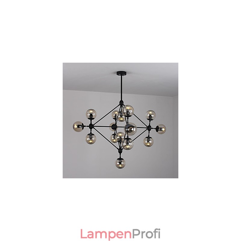 Kronleuchter 15 Lichter Glaskugel Lichter Retro Outdoor Garage Metall