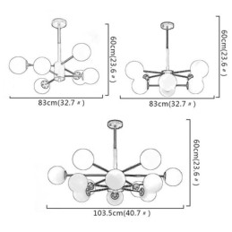 Magic Bean Pendelleuchte Kreative nordische Holzleuchte