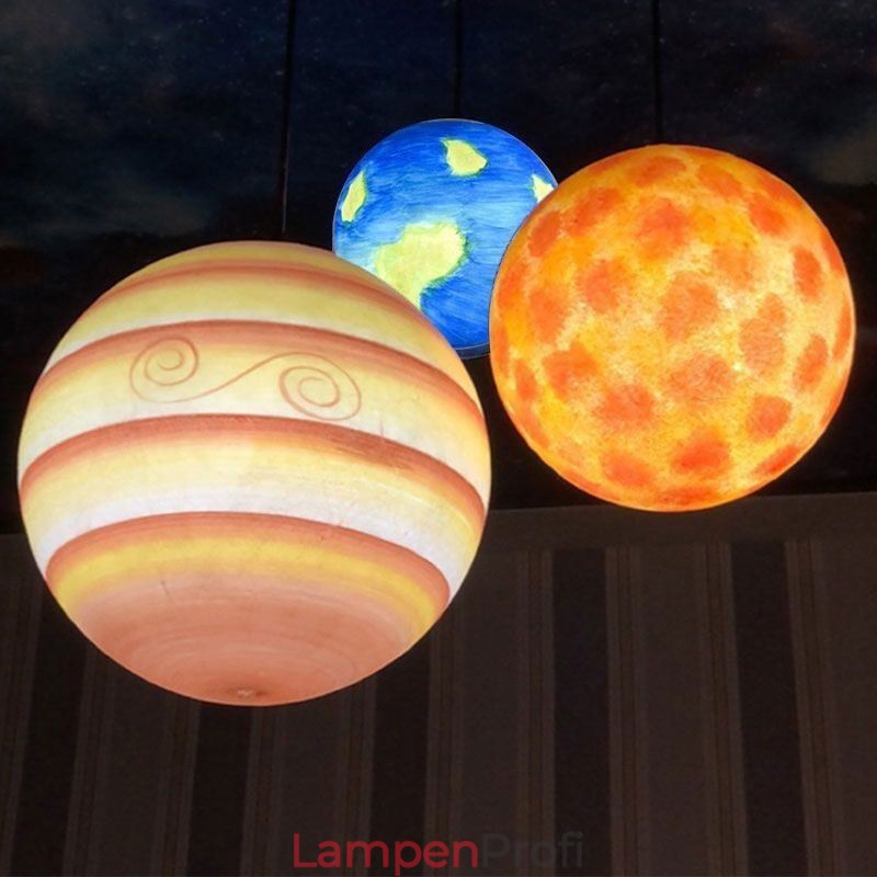Nordic Planet Design Pendelleuchte Einzigartiger Sonnensystem Planeten Kronleuchter