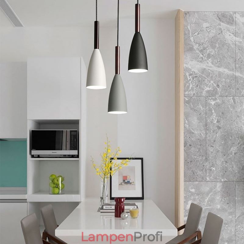 Moderne Einfache Anhänger Licht Drei Lichter Kreative Aluminium Kunst Leuchte Cafe