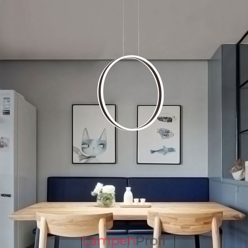 Nordische Pendelleuchte Acryl Ringform Pendelleuchte