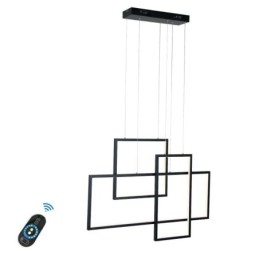 Nordische Pendelleuchte Geometrische quadratische Pendelleuchte