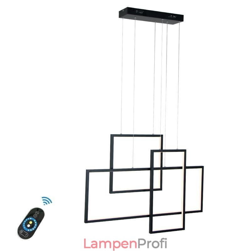 Nordische Pendelleuchte Geometrische quadratische Pendelleuchte