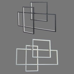 Nordische Pendelleuchte Geometrische quadratische Pendelleuchte