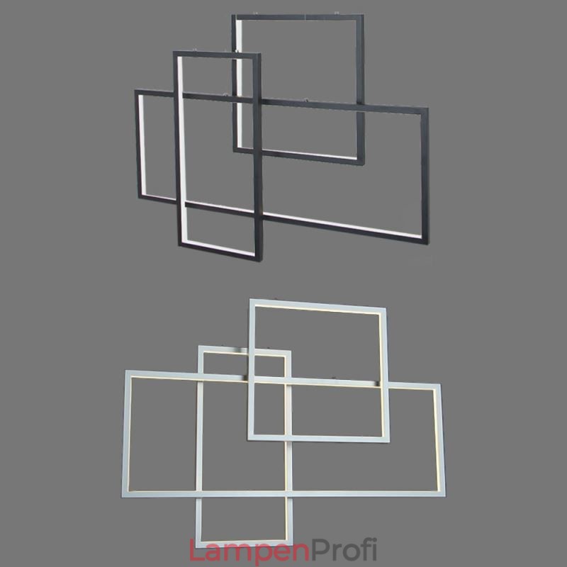 Nordische Pendelleuchte Geometrische quadratische Pendelleuchte