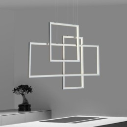 Nordische Pendelleuchte Geometrische quadratische Pendelleuchte
