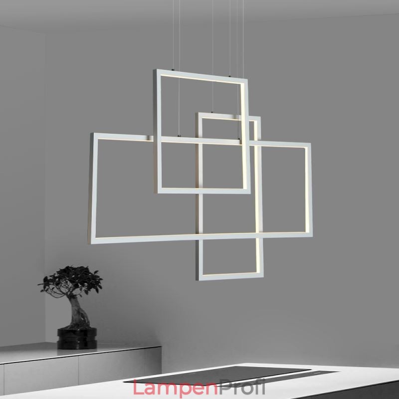 Nordische Pendelleuchte Geometrische quadratische Pendelleuchte
