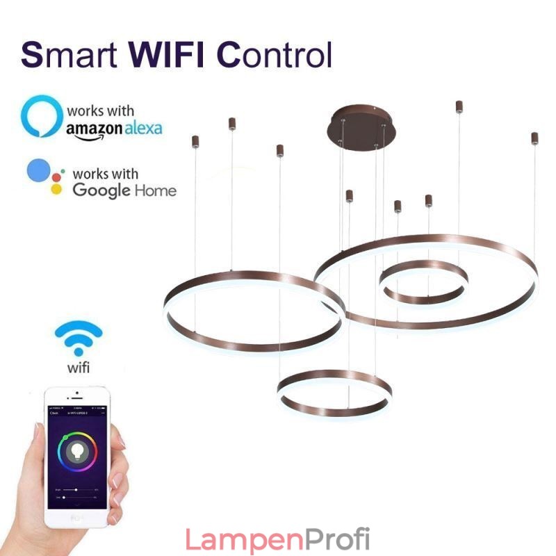 Postmoderne Pendelleuchte Acryl Ringform Pendelleuchte