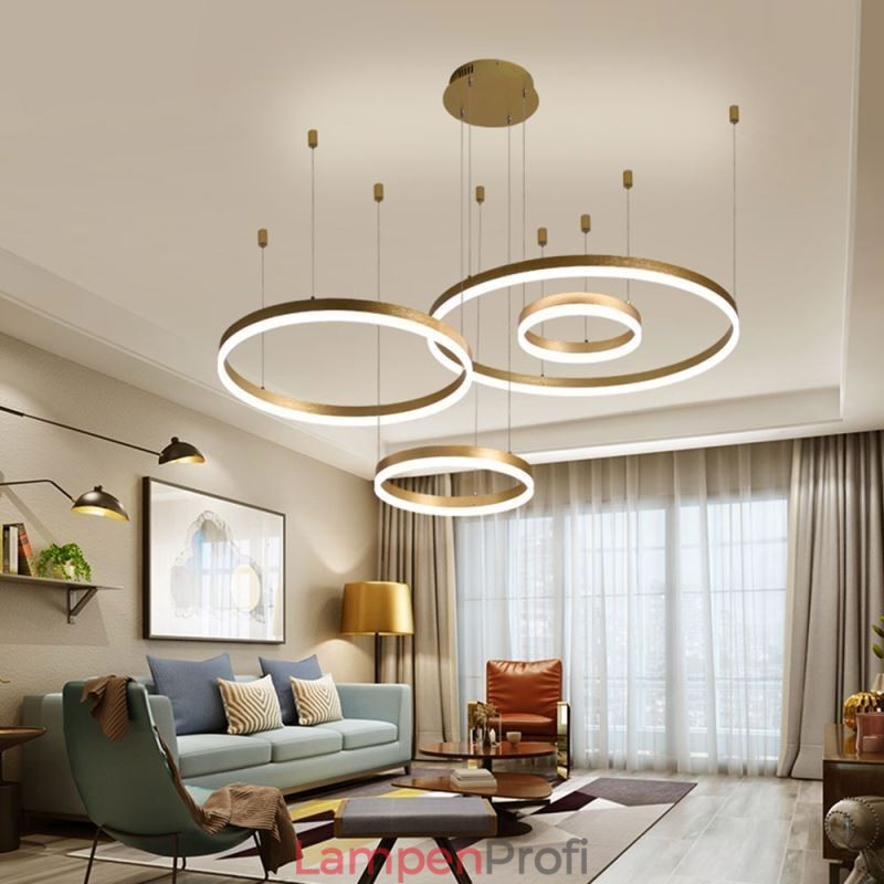 Postmoderne Pendelleuchte Acryl Ringform Pendelleuchte