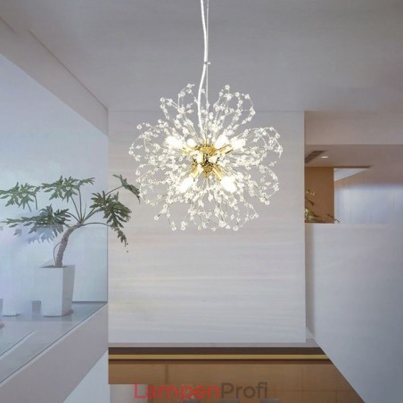 Löwenzahn Kristall Pendelleuchte Eleganter Kronleuchter Löwenzahn Kristall Pendelleuchte Eleganter Kronleuchter