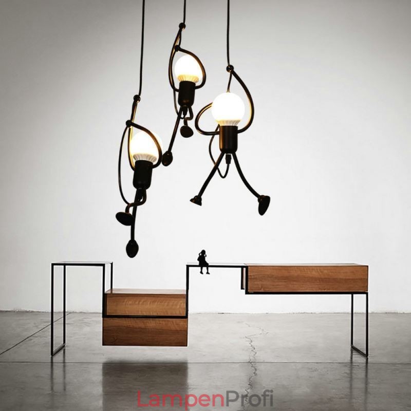 Moderne Pendelleuchte Kreative Lampe in Form eines kleinen Mannes Individuelle Beleuchtung für Zuhause
