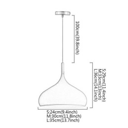 Moderne Pendelleuchte Aluminium Macaron Lampe Home Einstellbare Licht