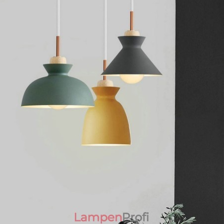 Pendelleuchte Nordic Metal Dome Macaron Farben Lampe Licht