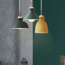 Pendelleuchte Nordic Metal Dome Macaron Farben Lampe Licht