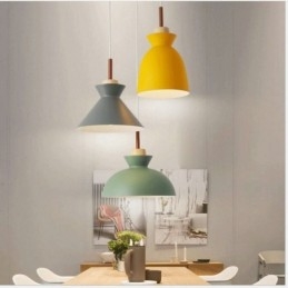 Pendelleuchte Nordic Metal Dome Macaron Farben Lampe Licht