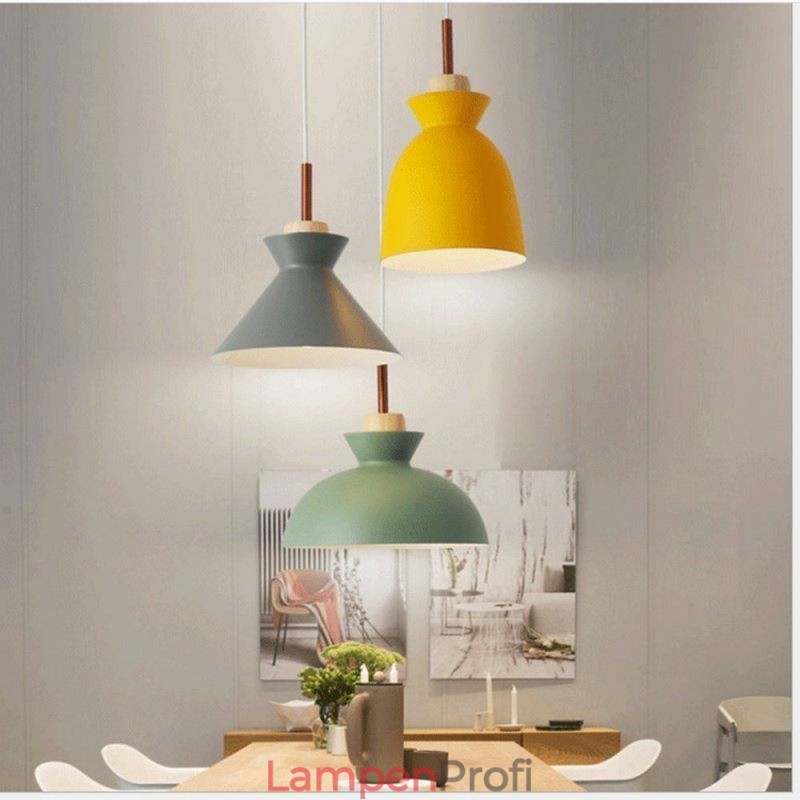 Pendelleuchte Nordic Metal Dome Macaron Farben Lampe Licht