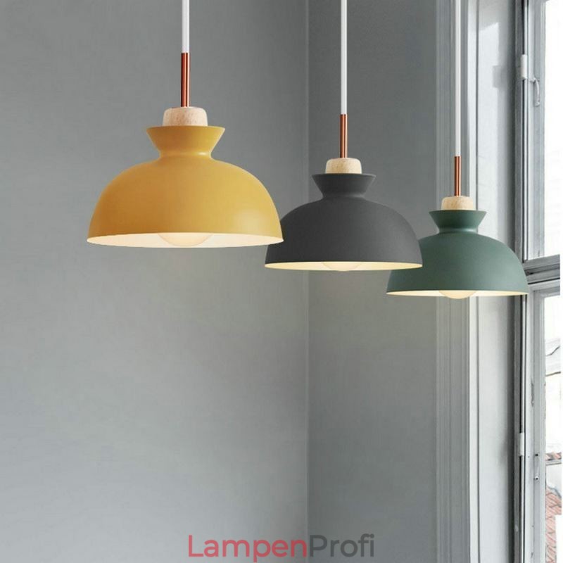 Pendelleuchte Nordic Metal Dome Macaron Farben Lampe Licht