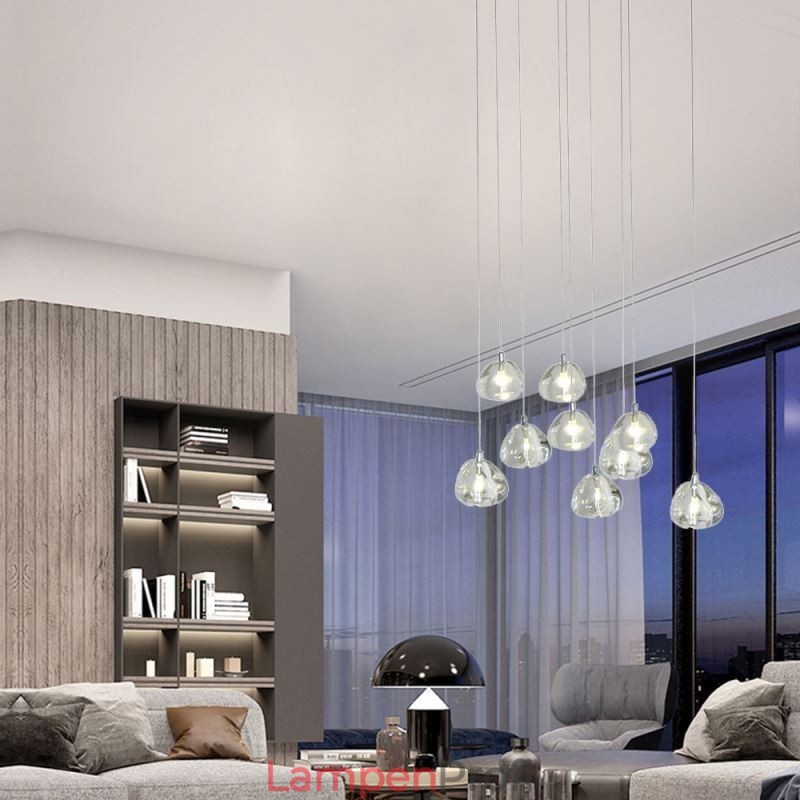 Moderne Pendelleuchte Kristall Kronleuchter Licht Home Beleuchtung Lampe