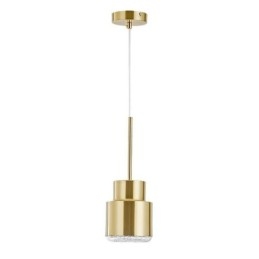 Postmoderne Glas Pendelleuchte Goldene Zylinderlampe Helle Beleuchtung