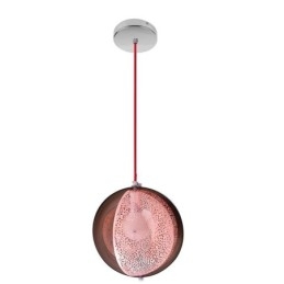 Moderne Rose Gold Pendelleuchte Halbrund Glas Lampenschirm Dekorative Leuchte Cafe