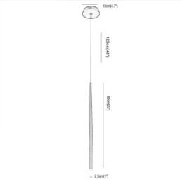 Moderne Pendelleuchte Zylinderform Lampe Meteor Rain Lighting