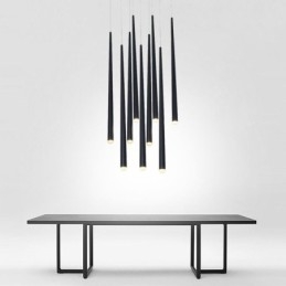 Moderne Pendelleuchte Zylinderform Lampe Meteor Rain Lighting