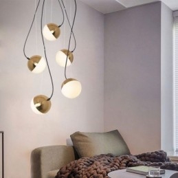 Nordic Cluster Pendelleuchte Kreative Kreisform Lampe Beleuchtung