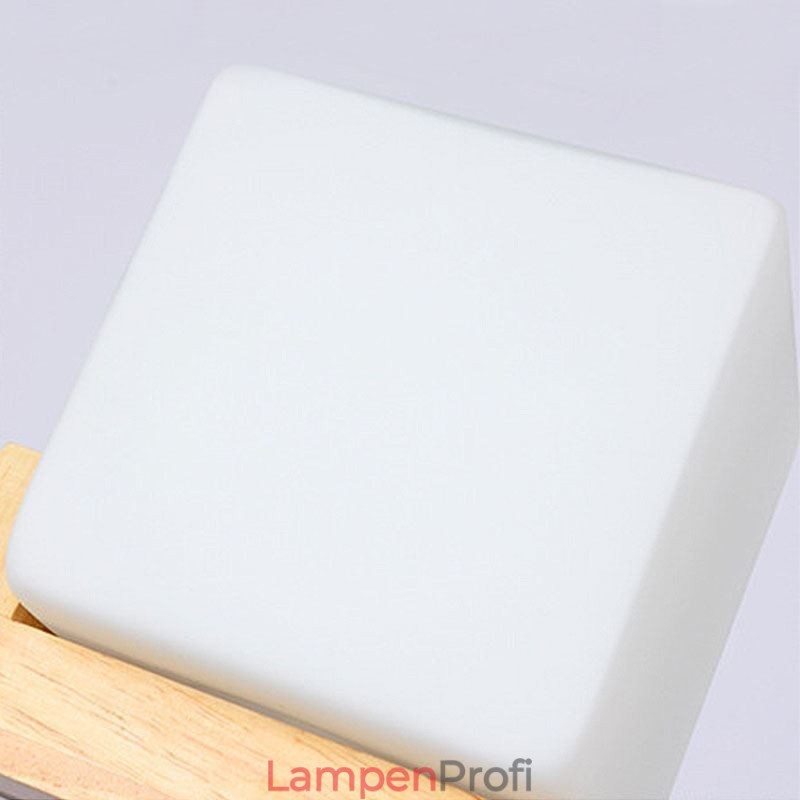 Nordische Holz Pendelleuchte Glas Lampenschirm Kronleuchter