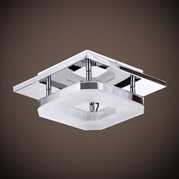 Acryl Deckenleuchte 1 Licht Modern Acryl Galvanik Edelstahl