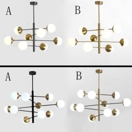 Zeitgenössische Pendelleuchte Magic Bean Sputnik Kronleuchter Lampe