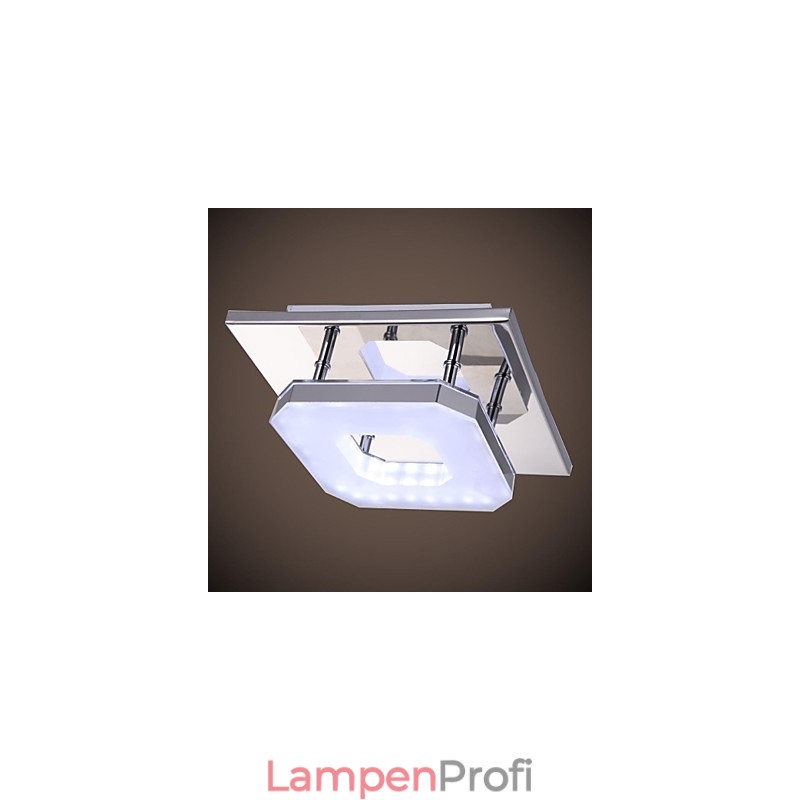 Acryl Deckenleuchte 1 Licht Modern Acryl Galvanik Edelstahl