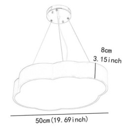 Pendelleuchte Moderne Einfache Wolke Lampe Kreative Cartoon Beleuchtung Licht