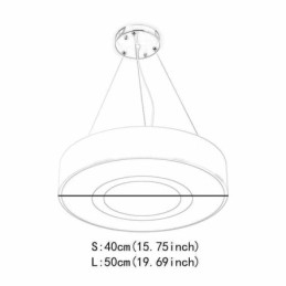 Moderne einzigartige Pendelleuchte Runde Lampe einfache Wärme Beleuchtung Licht