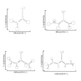 Nordic Magic Bean Pendelleuchte Kreative Holzbeleuchtung