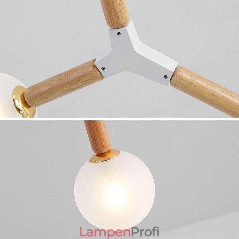 Nordic Magic Bean Pendelleuchte Kreative Holzbeleuchtung