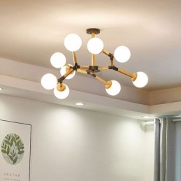 Nordic Magic Bean Pendelleuchte Kreative Holzleuchte